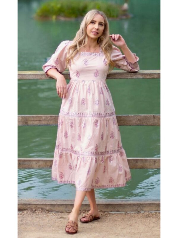 Malaika Dress – Tea Pink